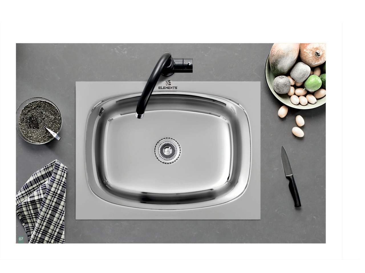 Oval single Bowl hydraulic sinks(20x17x8 inches)