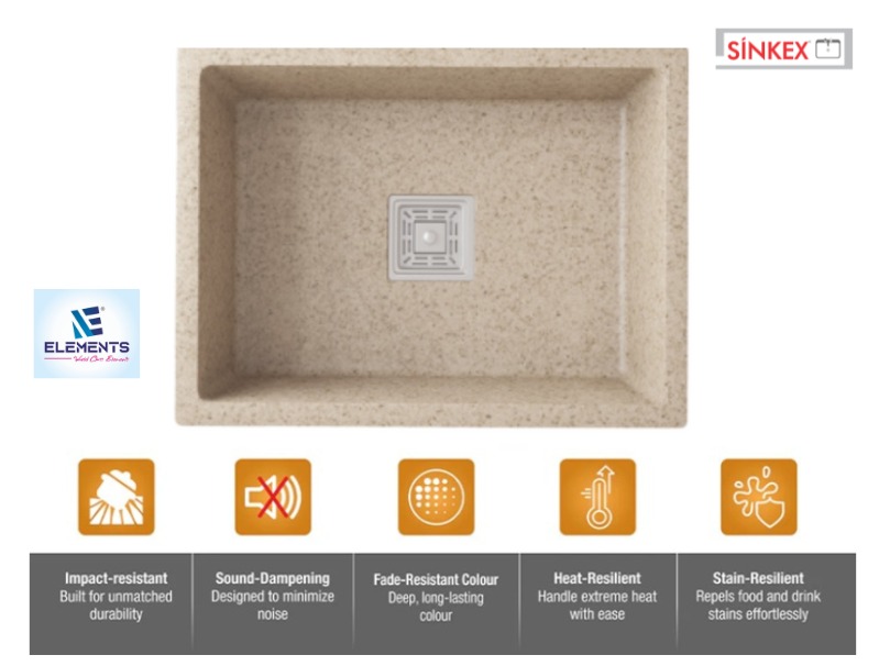 Single Bowl With Drain Board ( 21 x 18 inches)