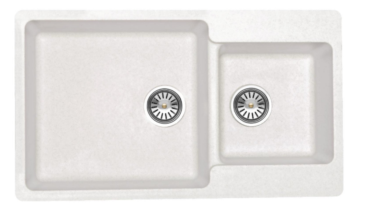 Double sinkRock crema ( 34x19.5x8.5 inch)